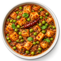 Matar Paneer Dry